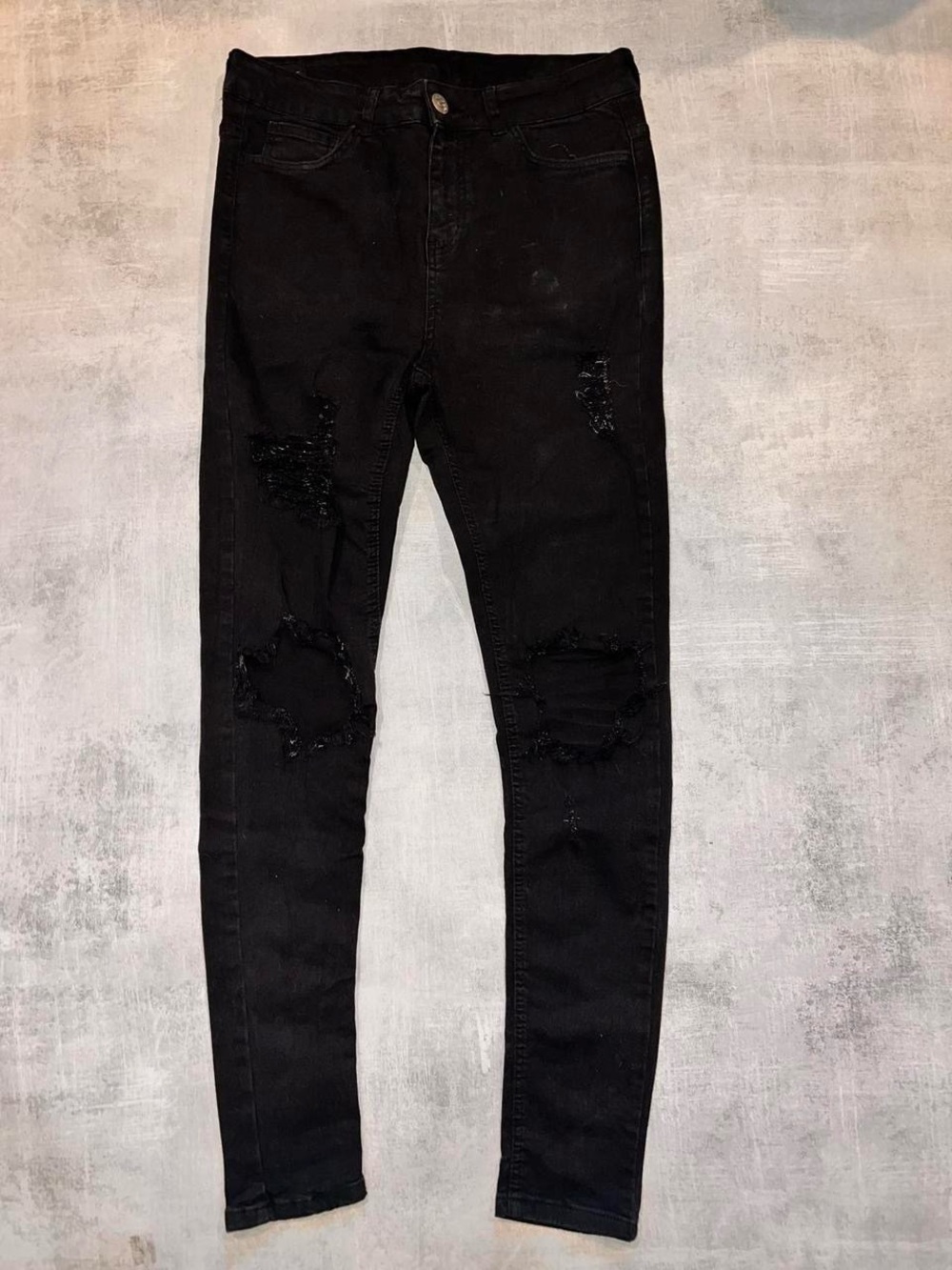 Sinners Attire Black Tri-Stretch denim jeans